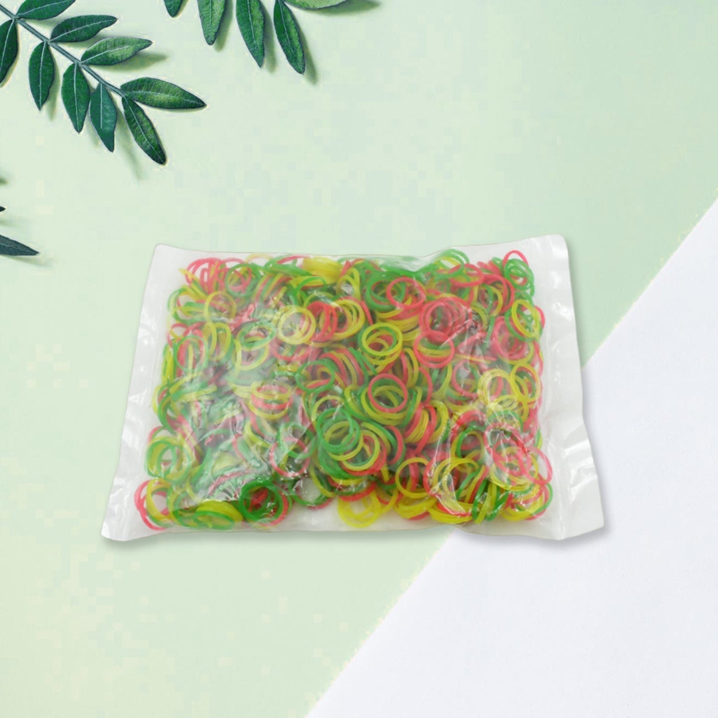 Rubber Band For Office/Home and Kitchen Accessories Item Products, Elastic Rubber Bands, Flexible Reusable Nylon Elastic Unbreakable, For Stationery, School Multicolor (1 Inch, 50 GM), Hair accessories