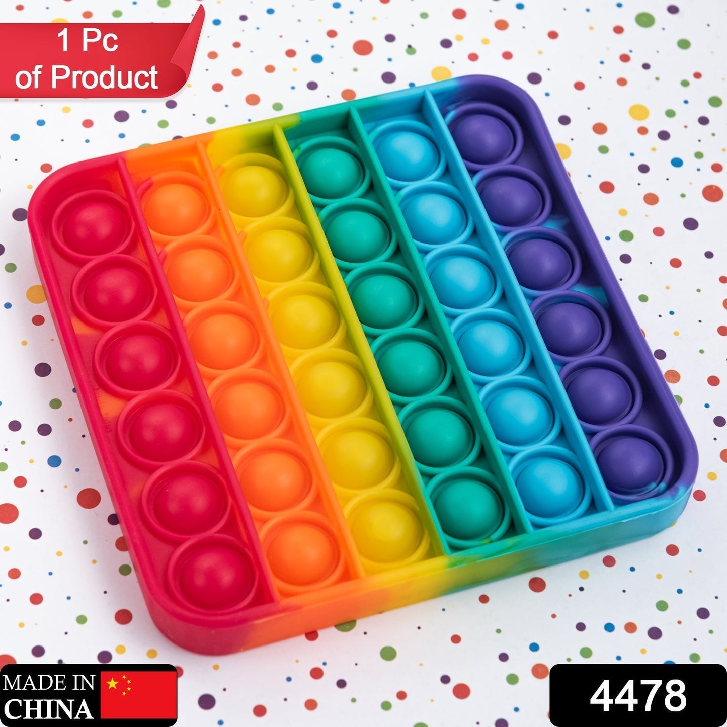 Square it Toy Special Needs Silicone Stress Relief Toy For Kids & Adult All Use Toy