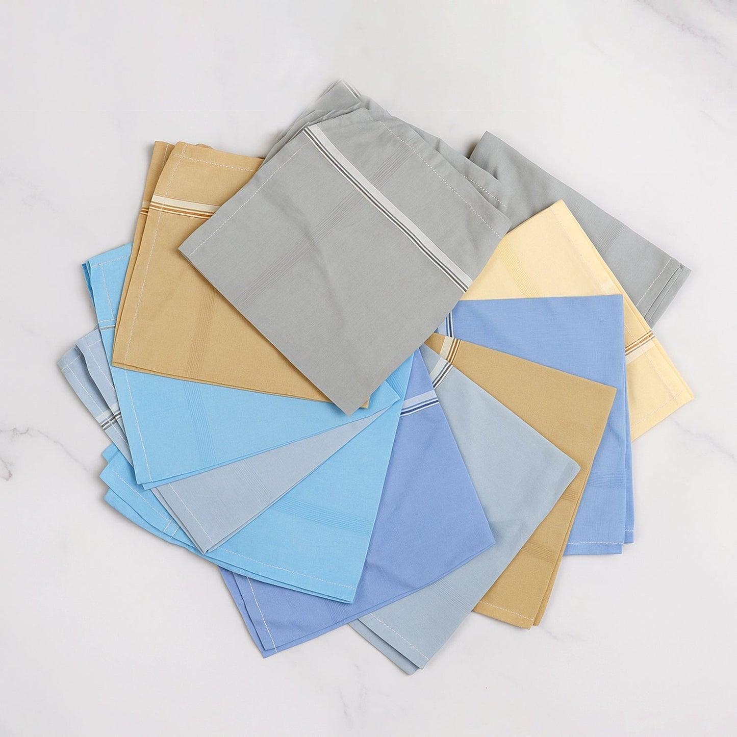 Premium Quality Soft Cotton Men’s Handkerchief (40x40 cm / 1 Pc)