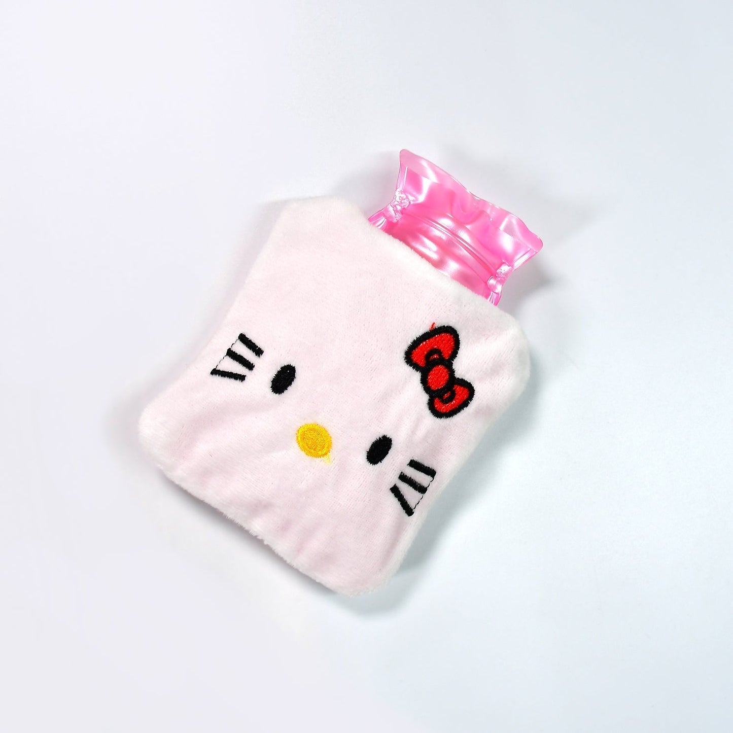 White Small Hot Water Bag – Pain Relief for Neck, Shoulder, Hand & Feet, Menstrual Cramps Warmer