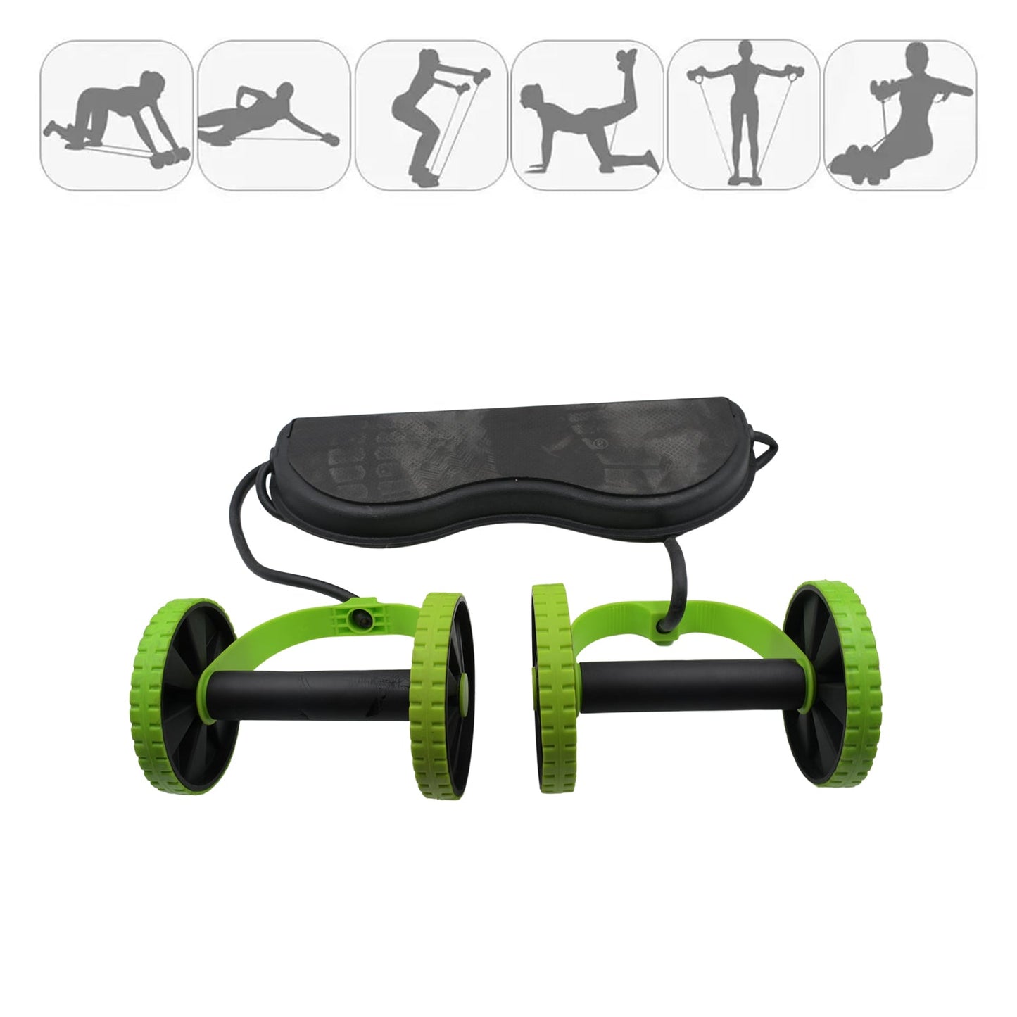 Professional Fitness Imported Ab Builder Ab Care Xtreme Fitness Resistance Exerciser Resistance Tube Ab Slimmer Rope Exerciser Body Building Home Gym Trainer for Both Men & Women (1 Pc)
