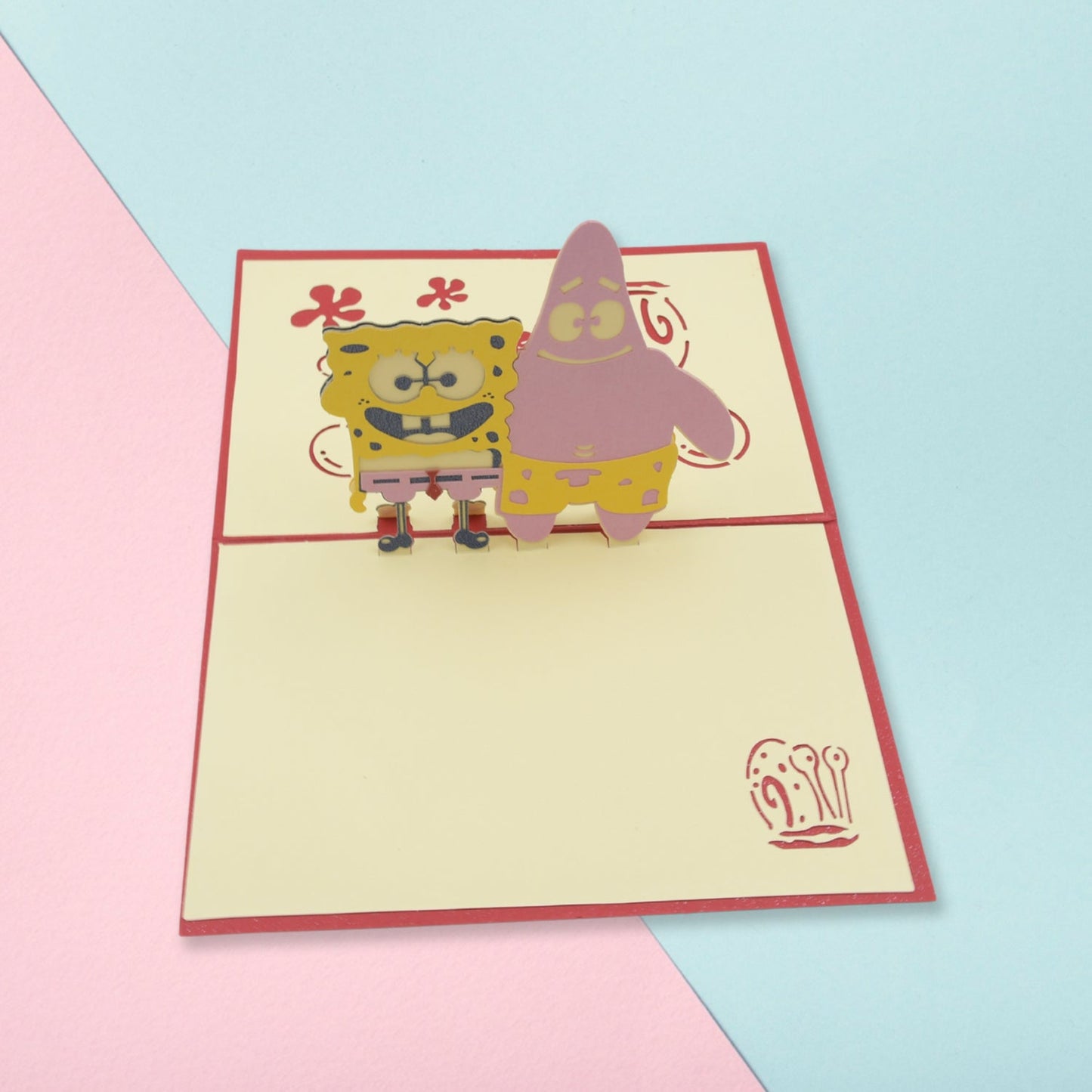 3D -Up Greeting Card (1 Pc): Birthday, Love, Christmas