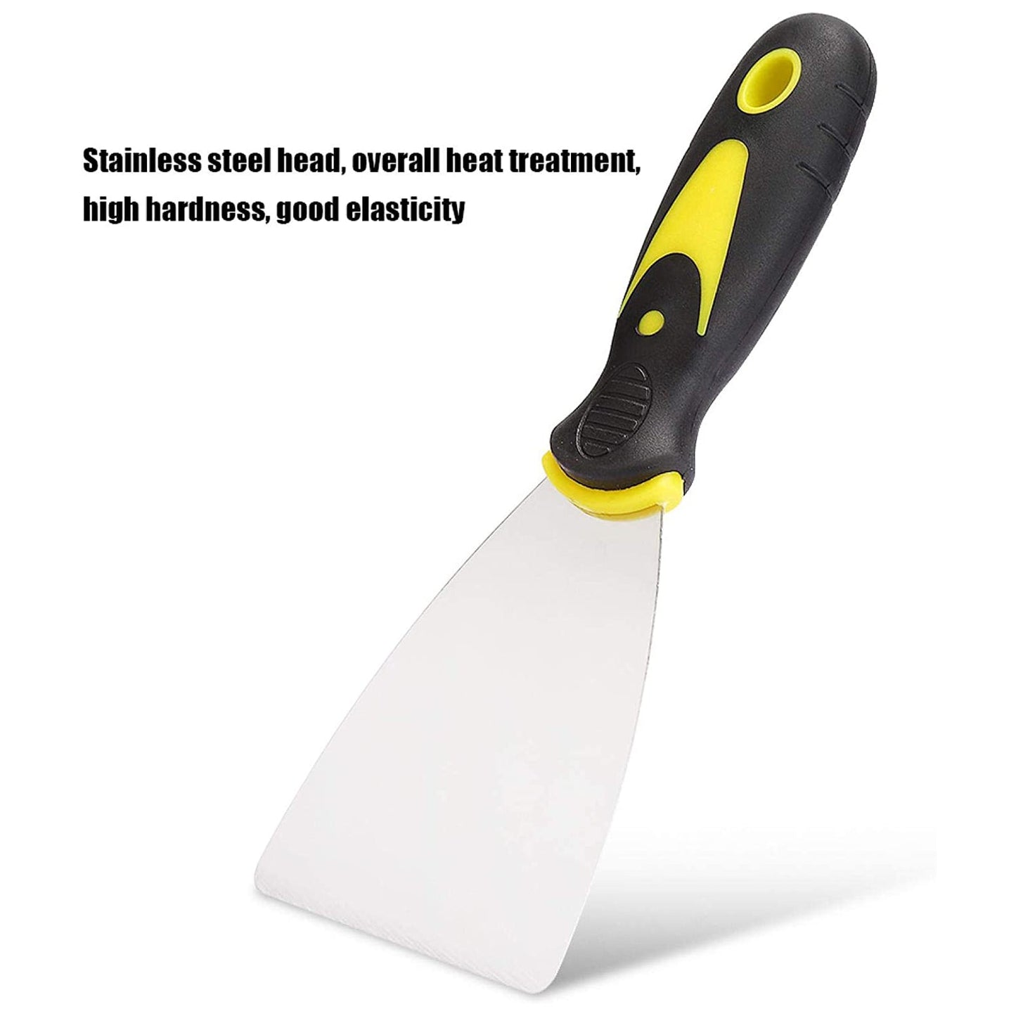 Putty Knife Set with Soft Rubber Handle (1 Pc)