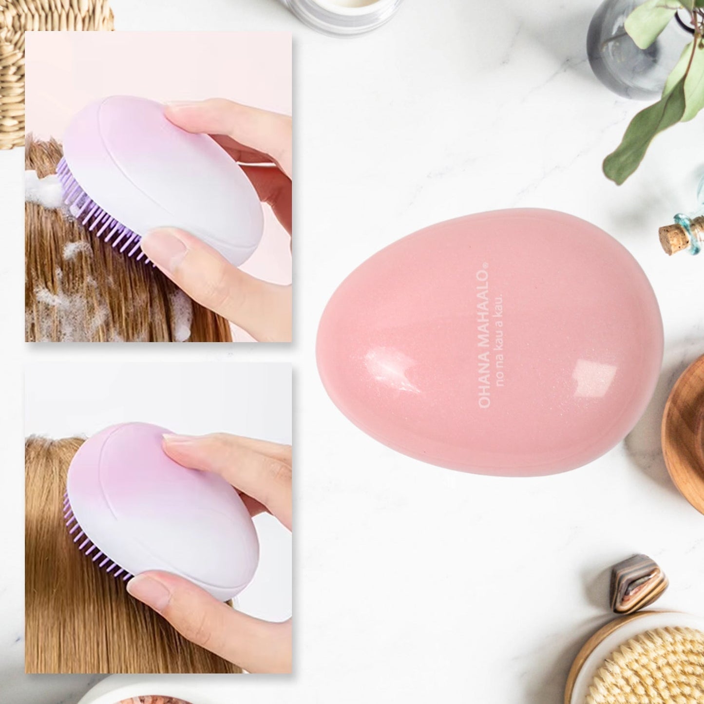 Plastic Hair Washing Combs Hair Massager Shower Brush (1 Pc), Hair accessories