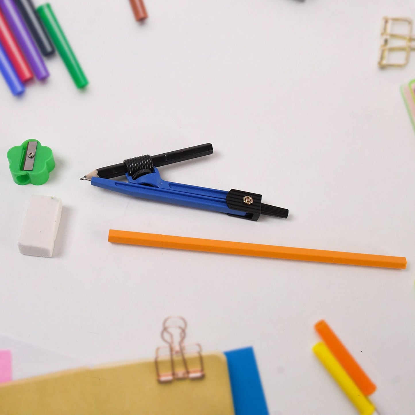 9 in 1 Stationery Set for School Student Office, Draft Rulers