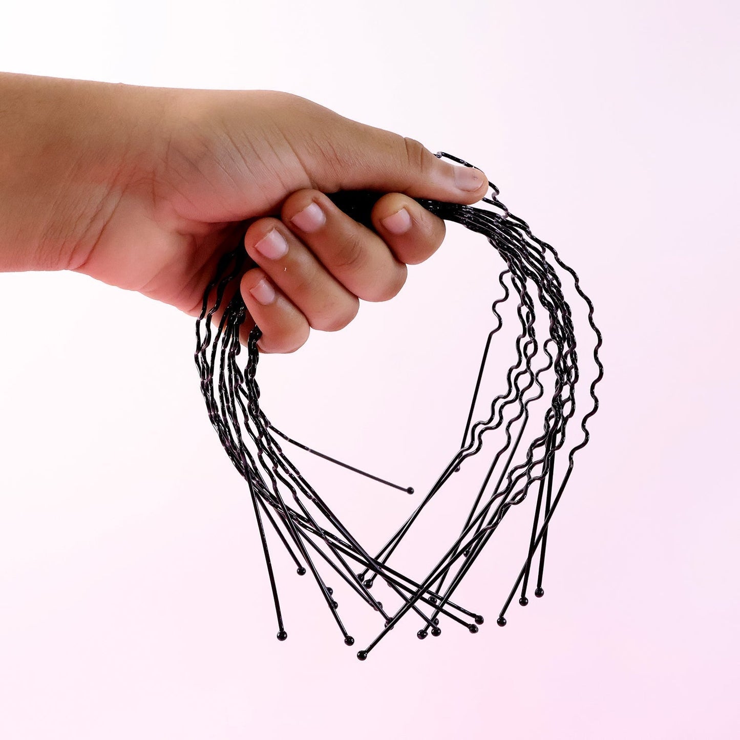 Premium Metal Wave Hair Bands for Men & Women (12 Pc)