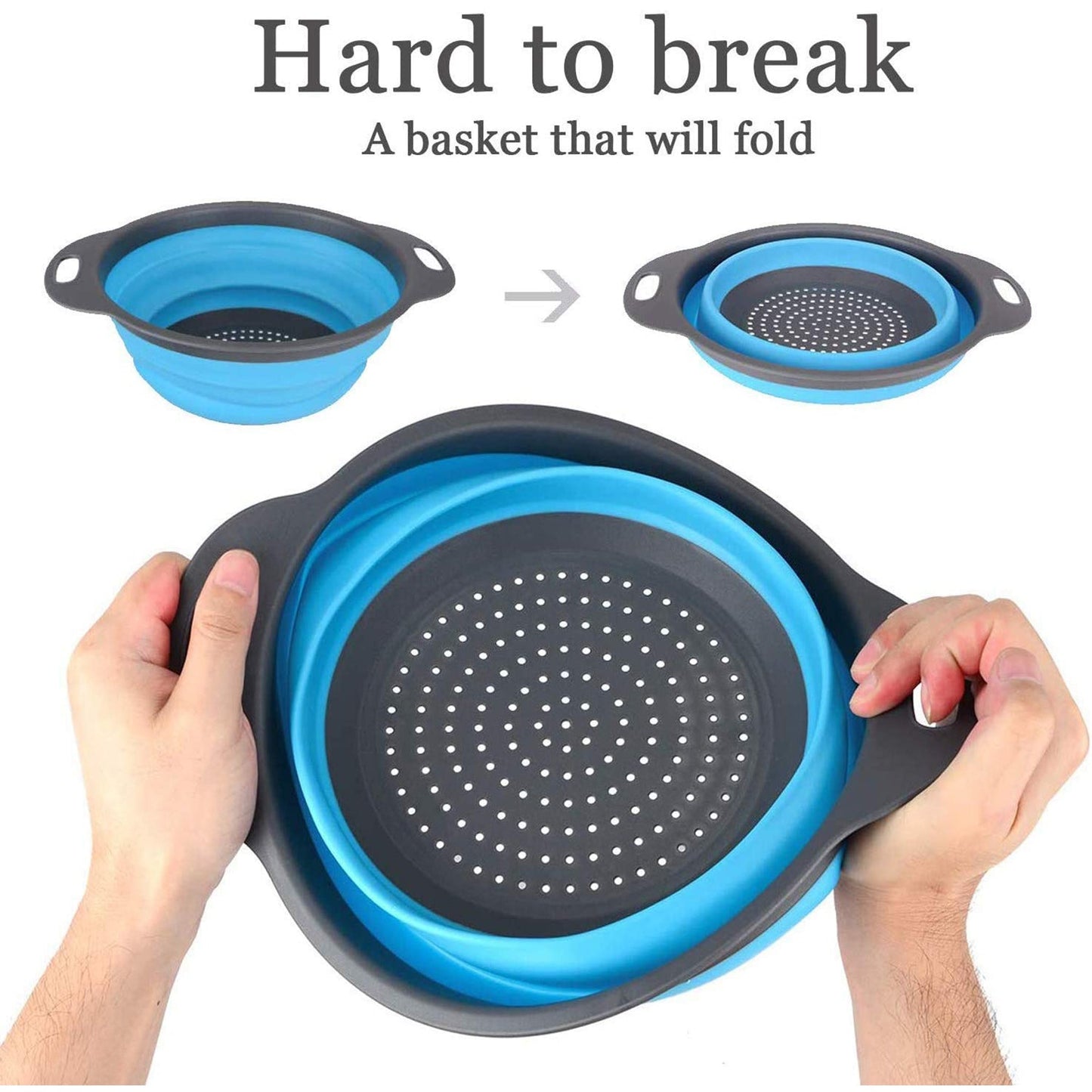 Round Sili Strain used in all kinds of household and official kitchen purposes as a Foldable utensil.