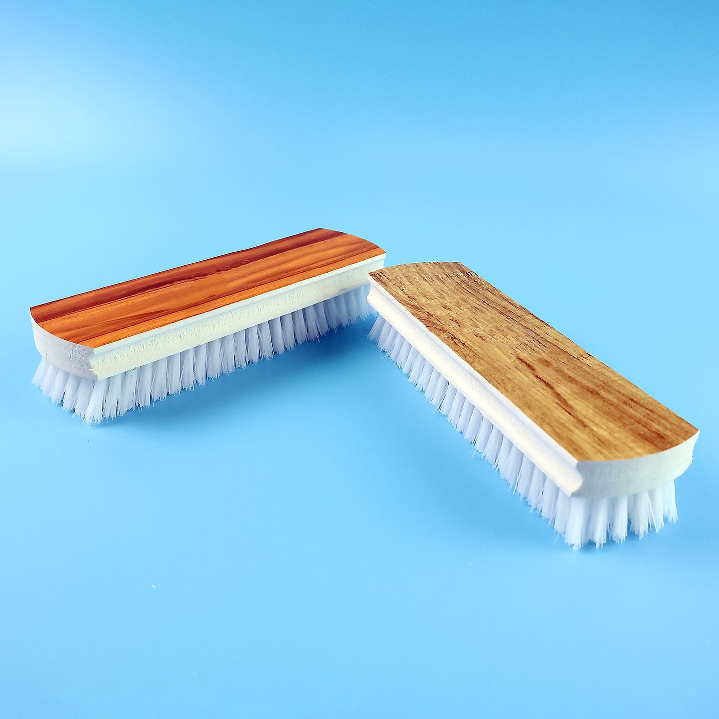 Veepee 6-Piece Washing and Cleaning Scrub Brush Set – (Multi-Color Bristles)
