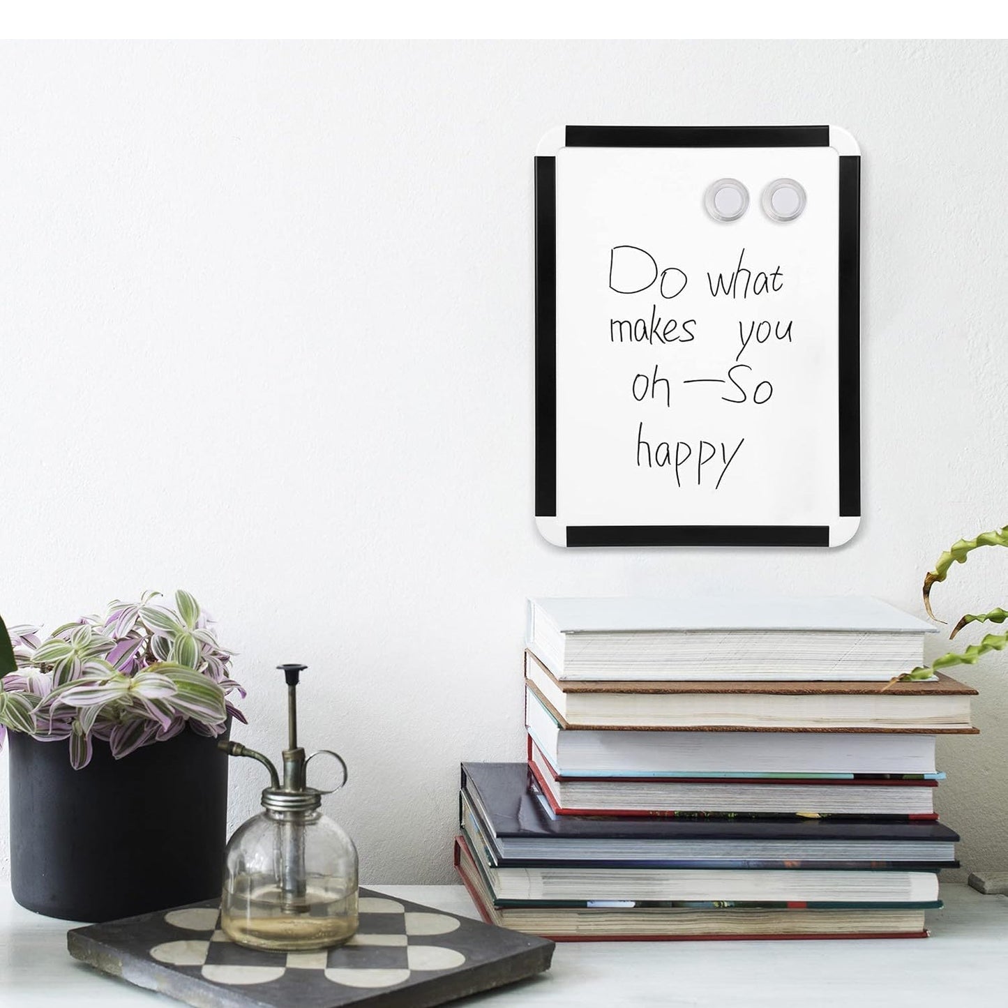Magnetic White Board, Small Dry-Erase Board (21.6×28 Cm / 1 Set)