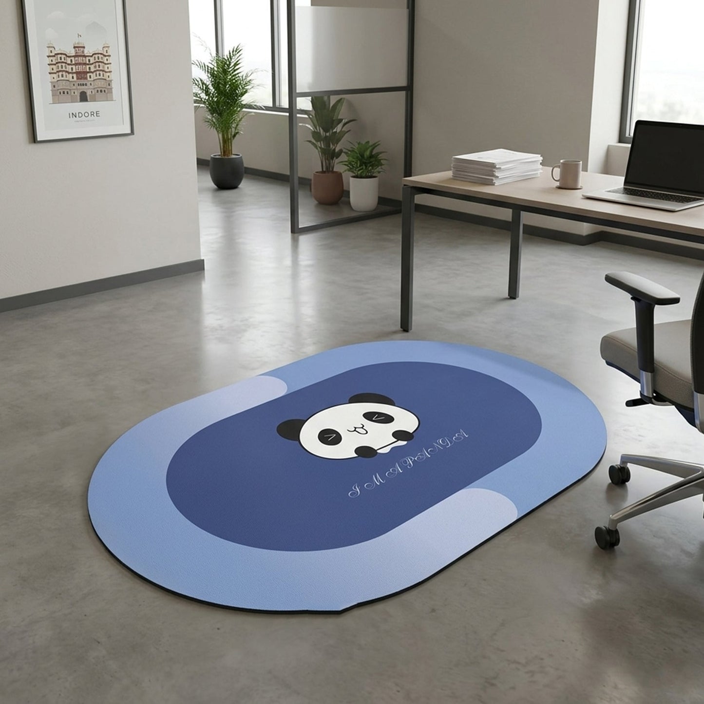 Premium Soft Anti Slip Bathroom Floor Mat (1 Pc, 79x50 Cm)