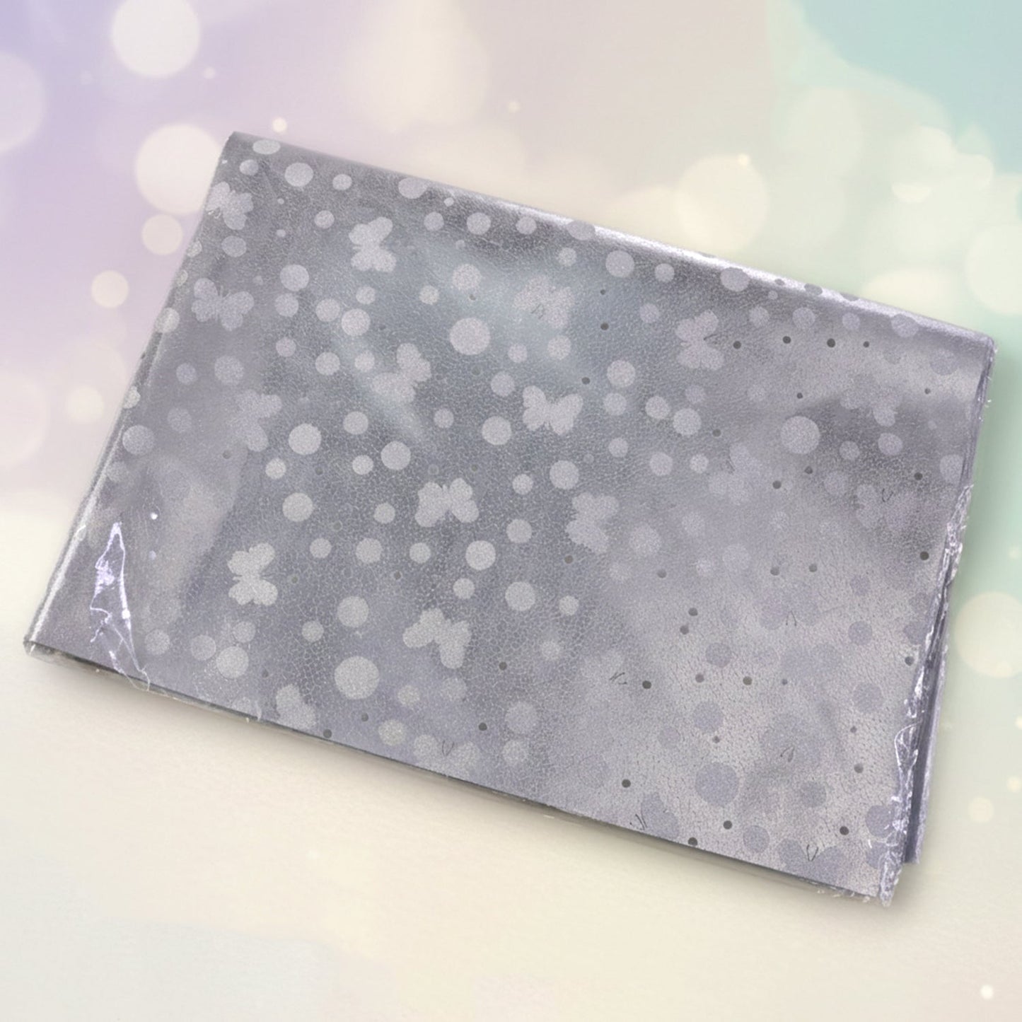 Decorative Silver Gift Wrapping Paper Sheets (1 pkt / Approx 20 Pcs / Mix Color)