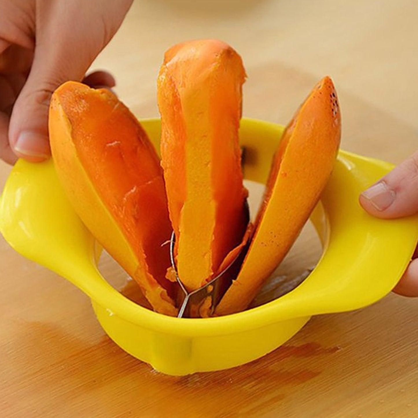 Mango Cutter Chopper Slicer Tool Slicing Machine Stainless Steel Blade Mango Cutter