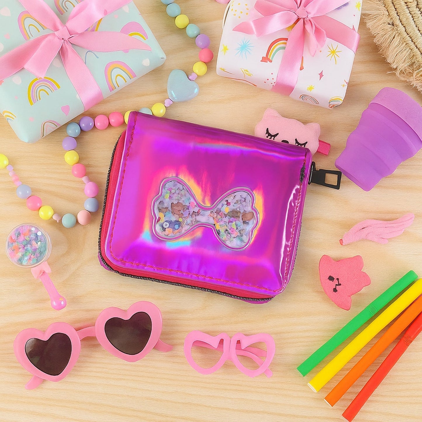 Vibrant Stylish Kids Wallet (1 Pc)