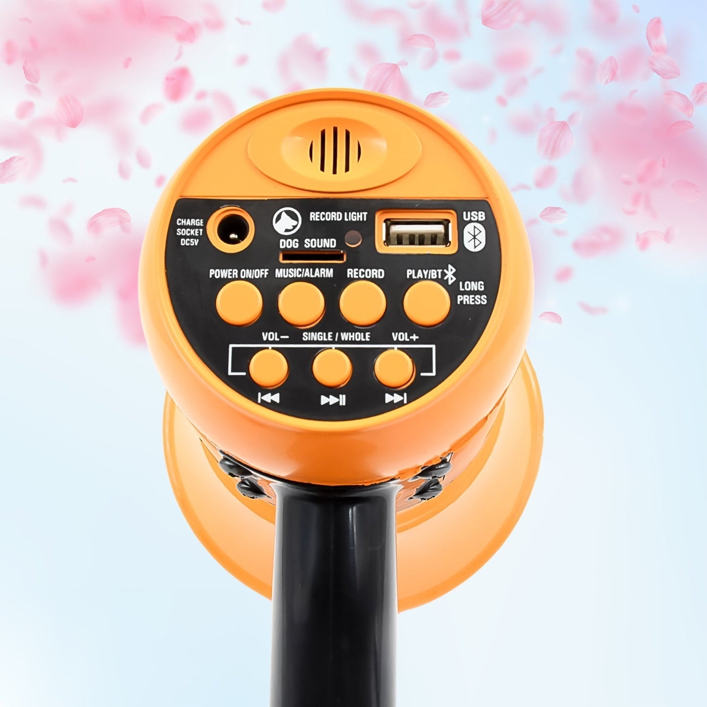 150W Bluetooth Megaphone with PA System, Music & Siren