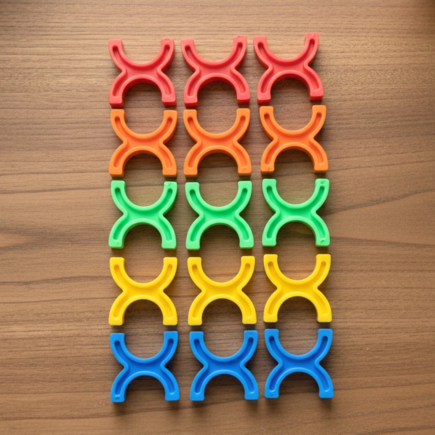 Balanced Block Colorful Interlocking Stacking Toy (1 Set)