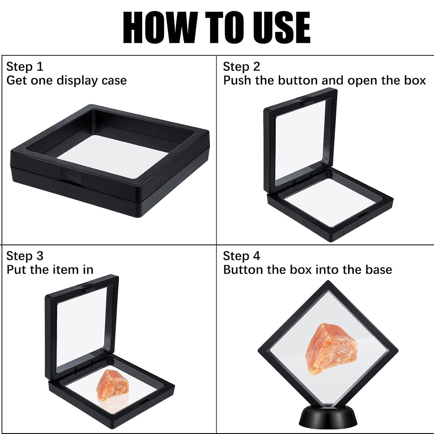 Transparent Jewellery Display Box (11x11 cm / 1 Pc)