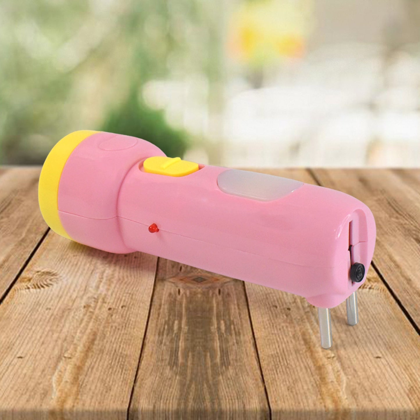 2-in-1 Rechargeable Small Handy LED Torchlight for Home, Outdoor, Tracking (1 Pc)