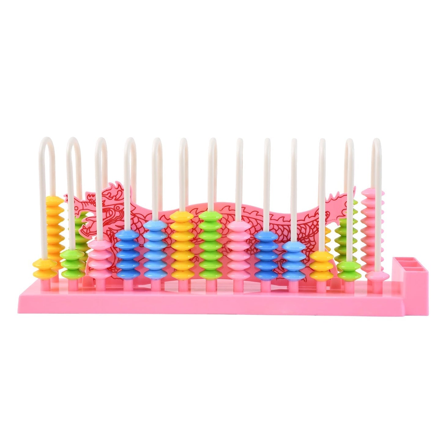 Abacus 13 Rods Counting Abacuses Toy Bead Educational Tools (1 Set / Mix Color)