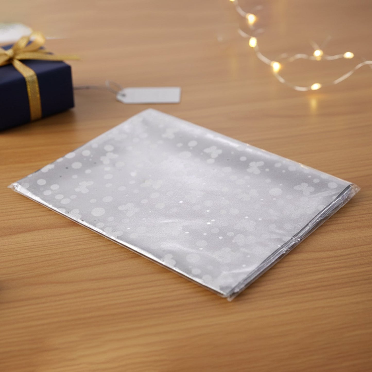 Decorative Silver Gift Wrapping Paper Sheets (1 pkt / Approx 20 Pcs / Mix Color)