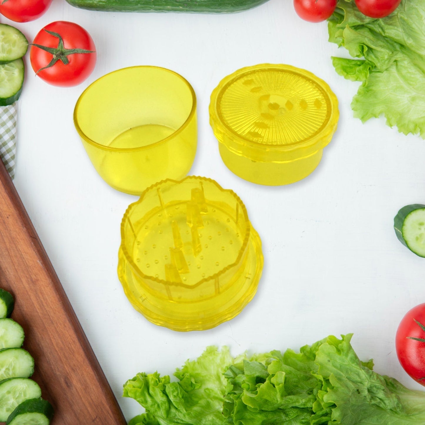 2-in-1 Manual Citrus Juicer & Grinder – Portable Ginger, Garlic, Fruit & Vegetable Squeezer for Healthy Juices & Salads