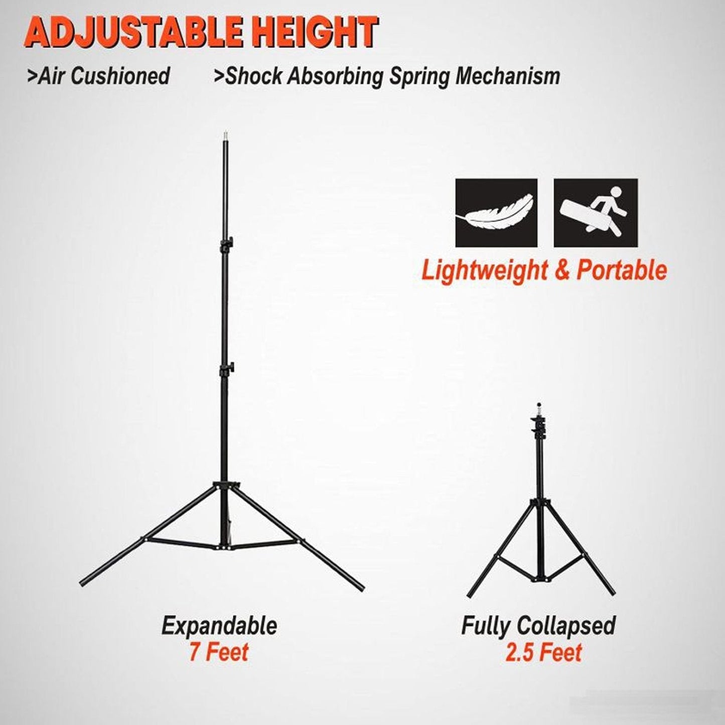 Artists' Portable Lightweight Metal Display Easel with Free Weatherproof