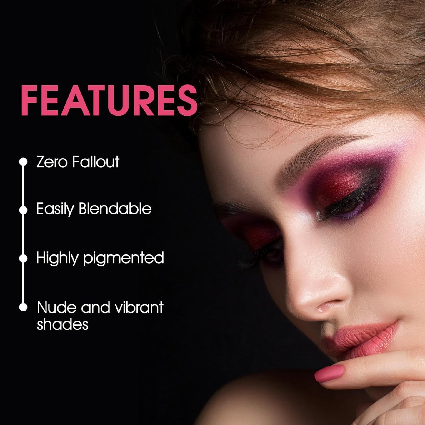 Premium 18-Color Shimmer Eyeshadow Palette (12 GM / 1 Pc)