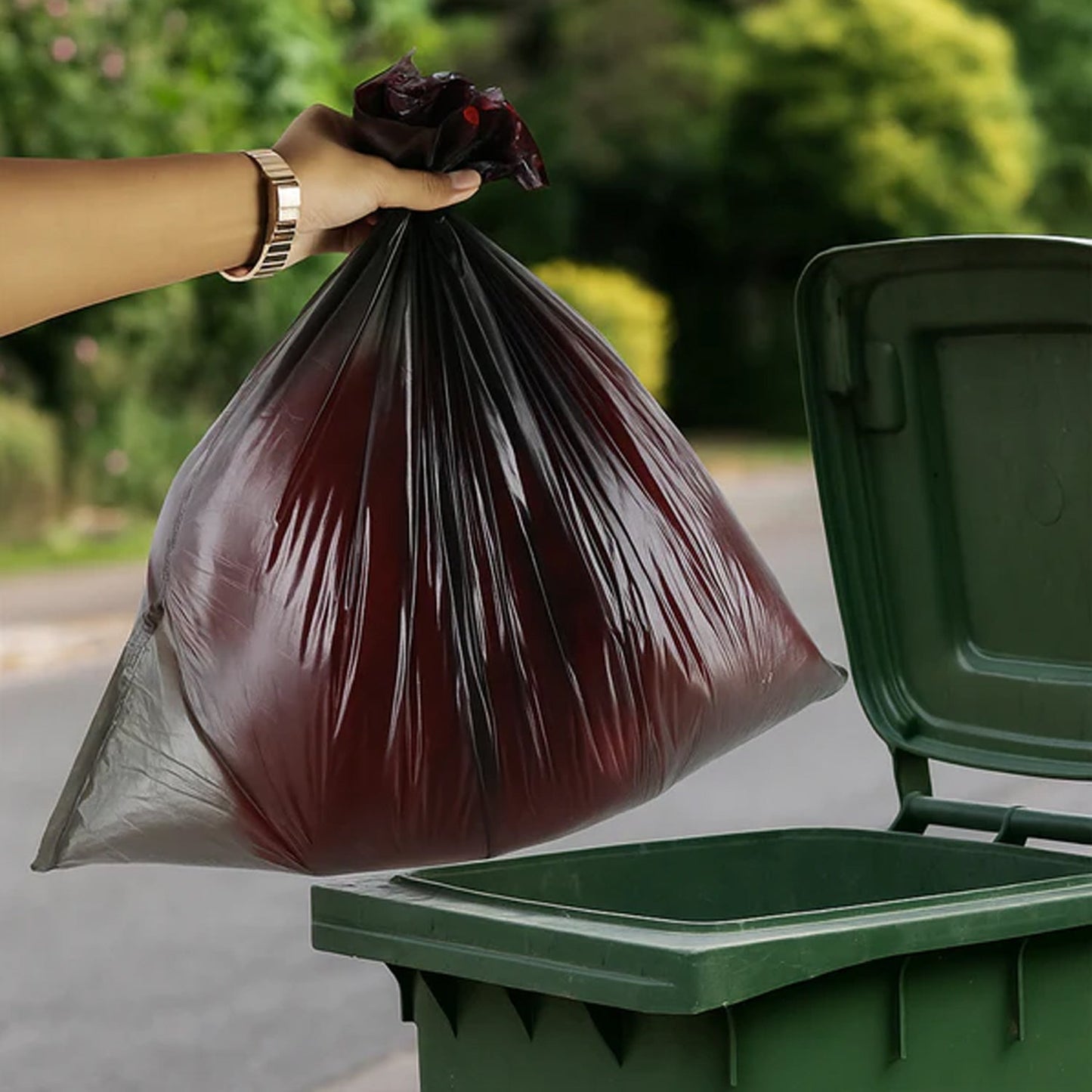 Heavy Duty Garbage Bags Roll (50 Bag, 45x55 Cm)