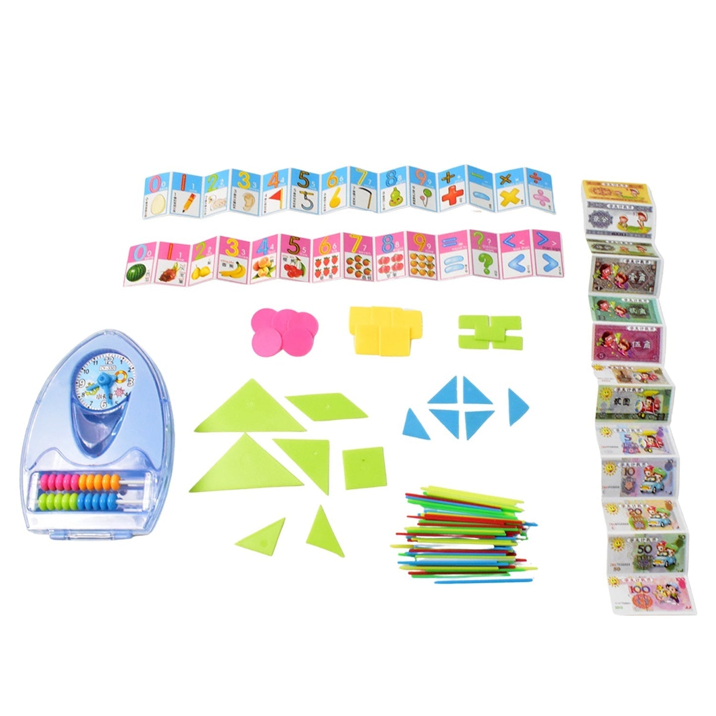 Kid Learning study game Set for kids with Color and shapes (1 Set)