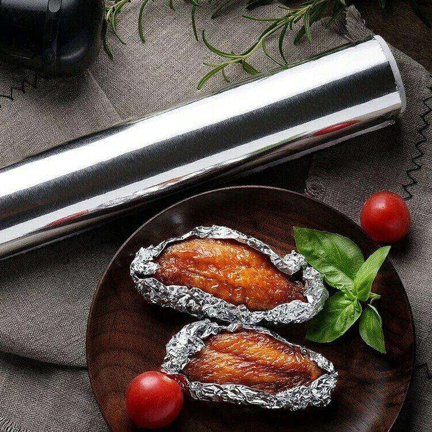 Heavy-Duty Aluminum Foil Roll – Non-Stick, Thick Sheet for Baking & Grilling (10m x 300mm)