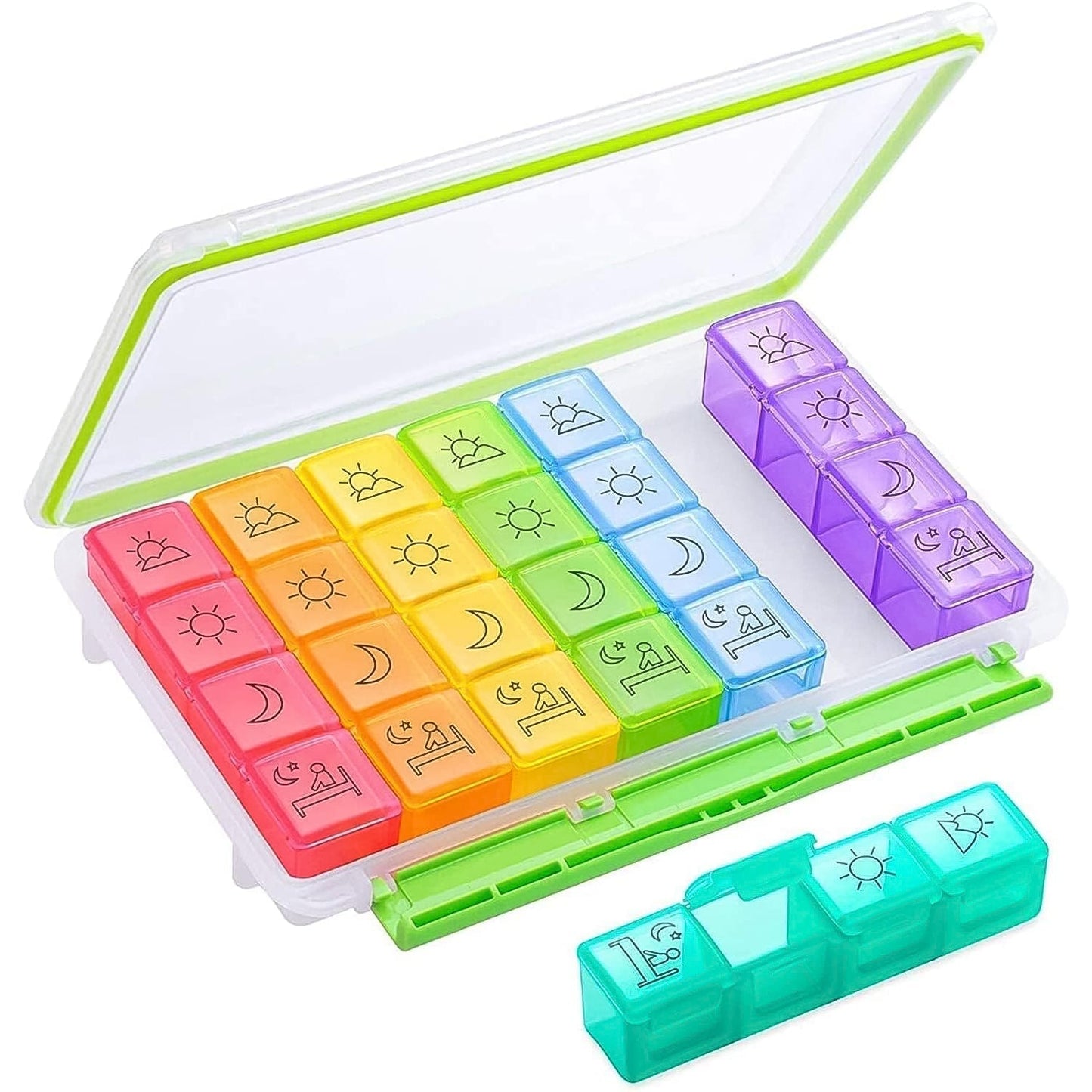 28 Grids Weekly Pill Organizer Box