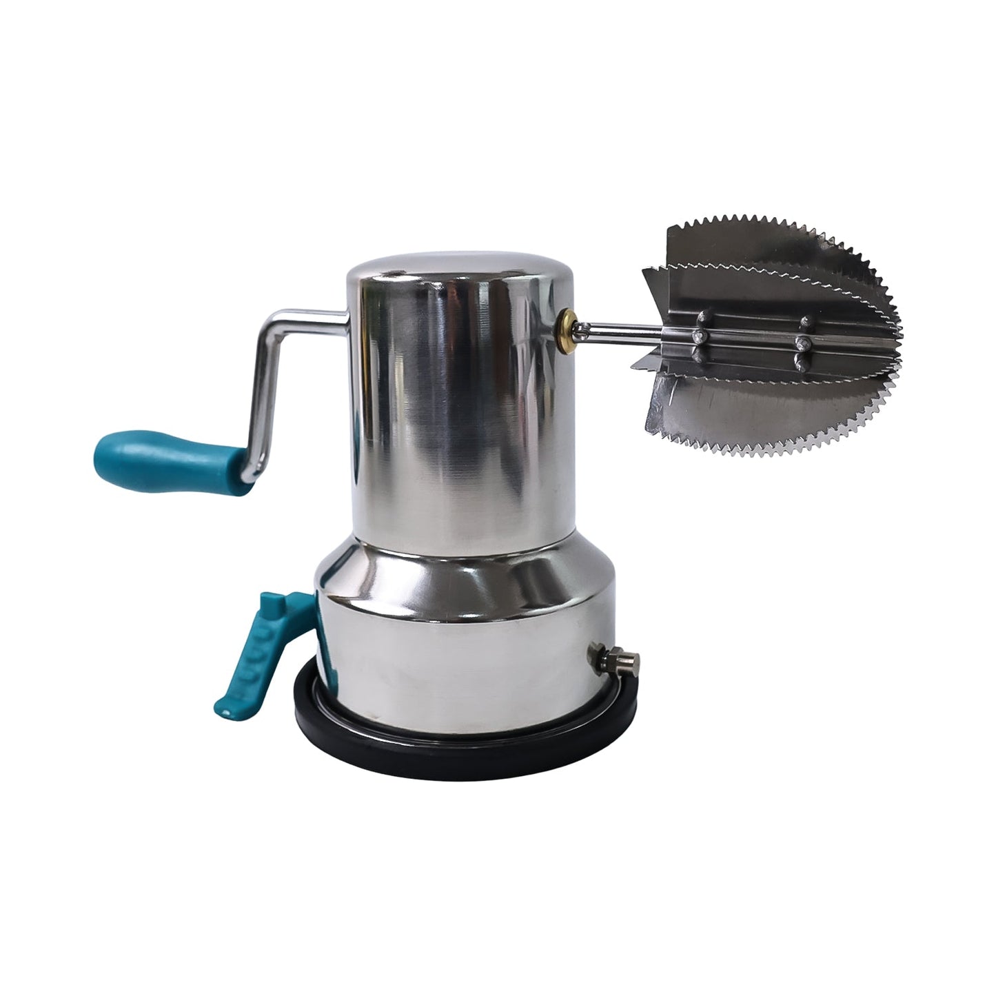 Supermom Stainless Steel Coconut Scraper with Vacuum Base (1 Pc)