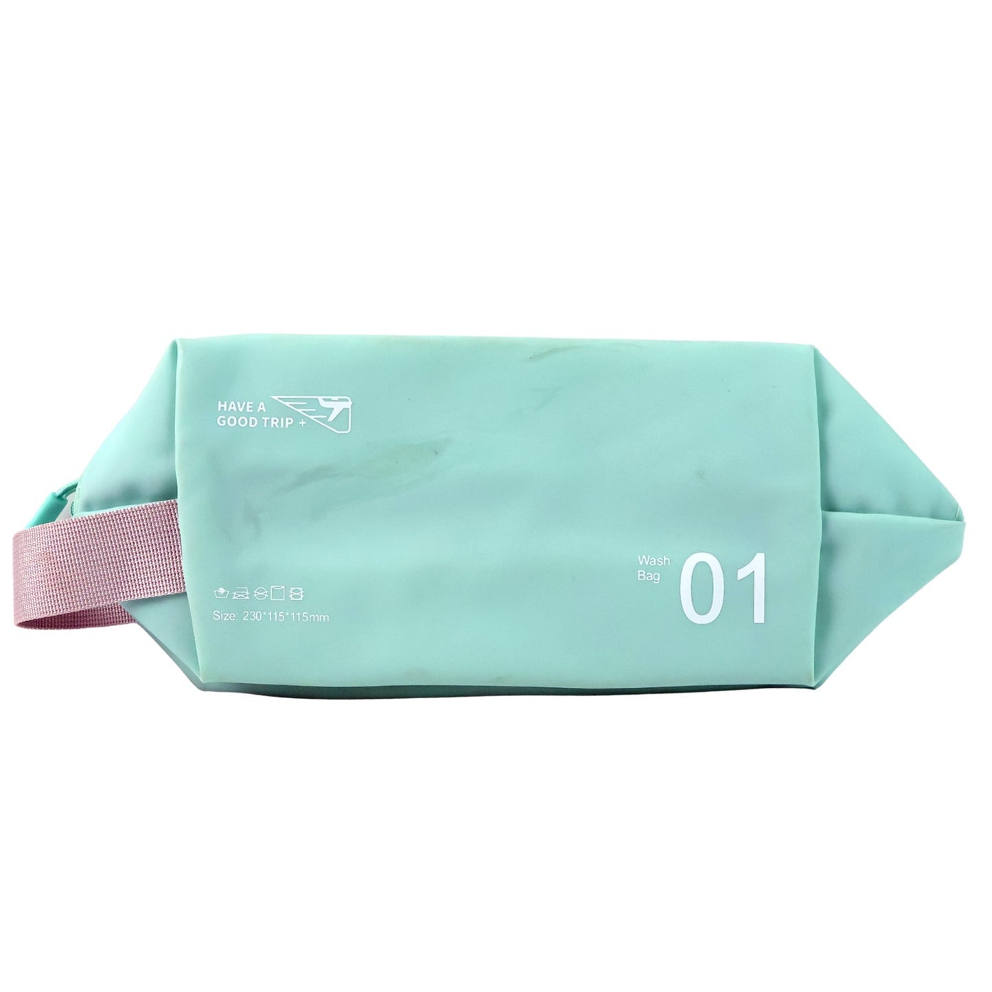 Waterproof Travel Toiletry Wash Bag / Pouch with Zipper Side Handle - (1 Pc)