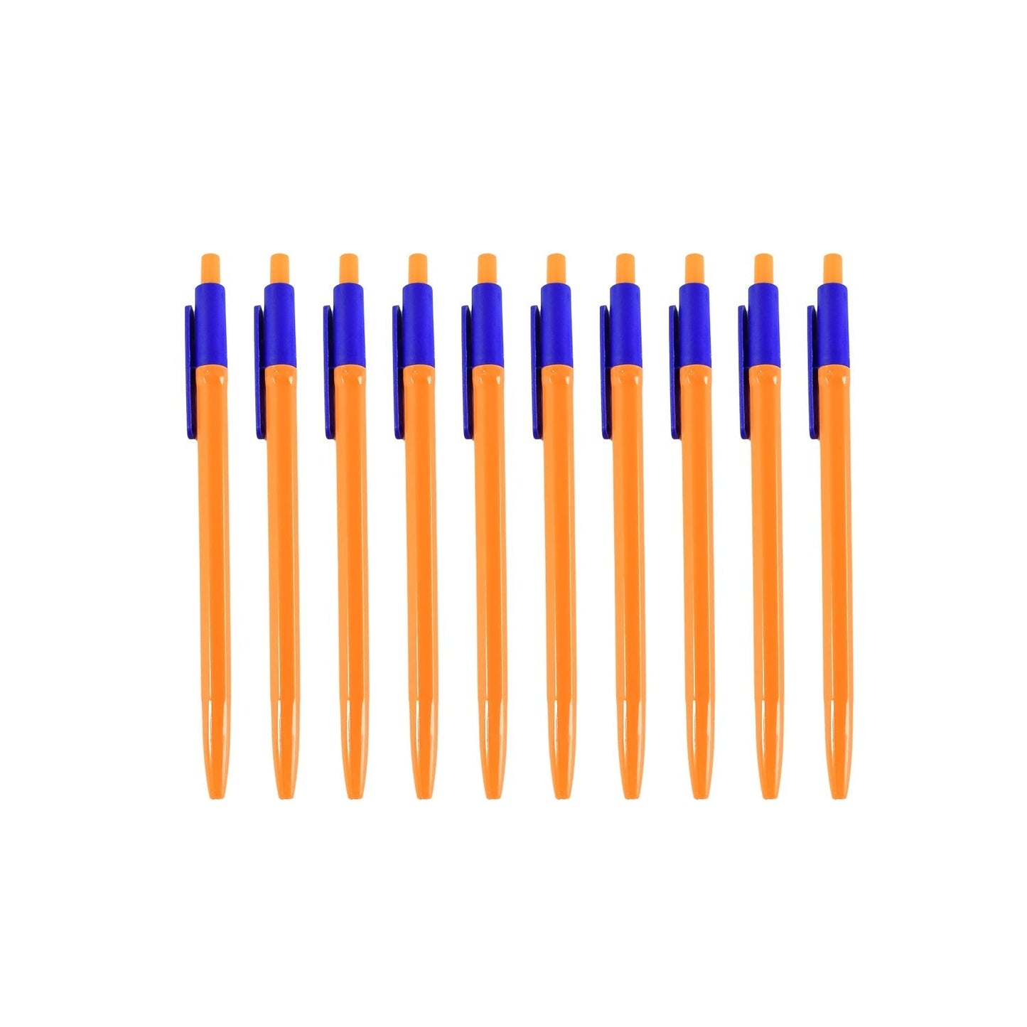 Retractable Ball Pen – Smooth Writing Click Pen with Blue Ink - (60 Pc / Set)