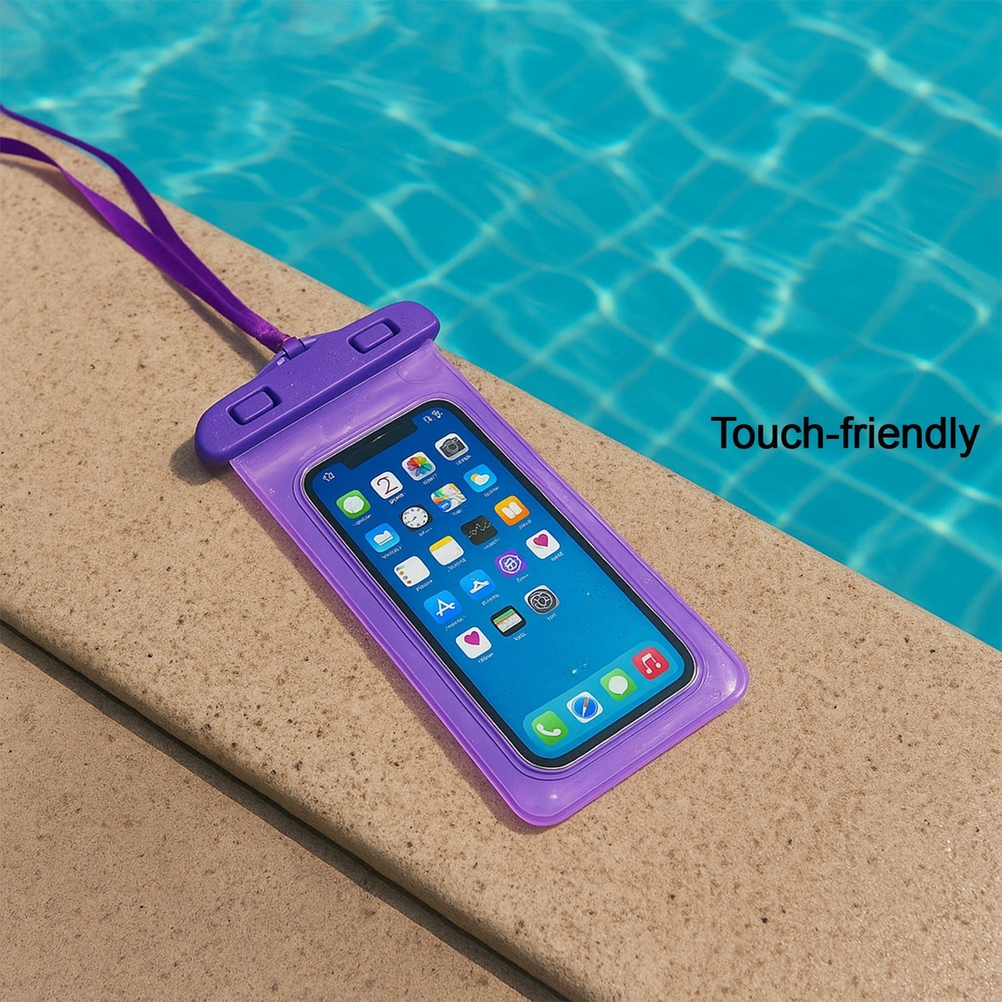 Pouch Cover Mobile Water Protector (1 Pc / Mix Color)
