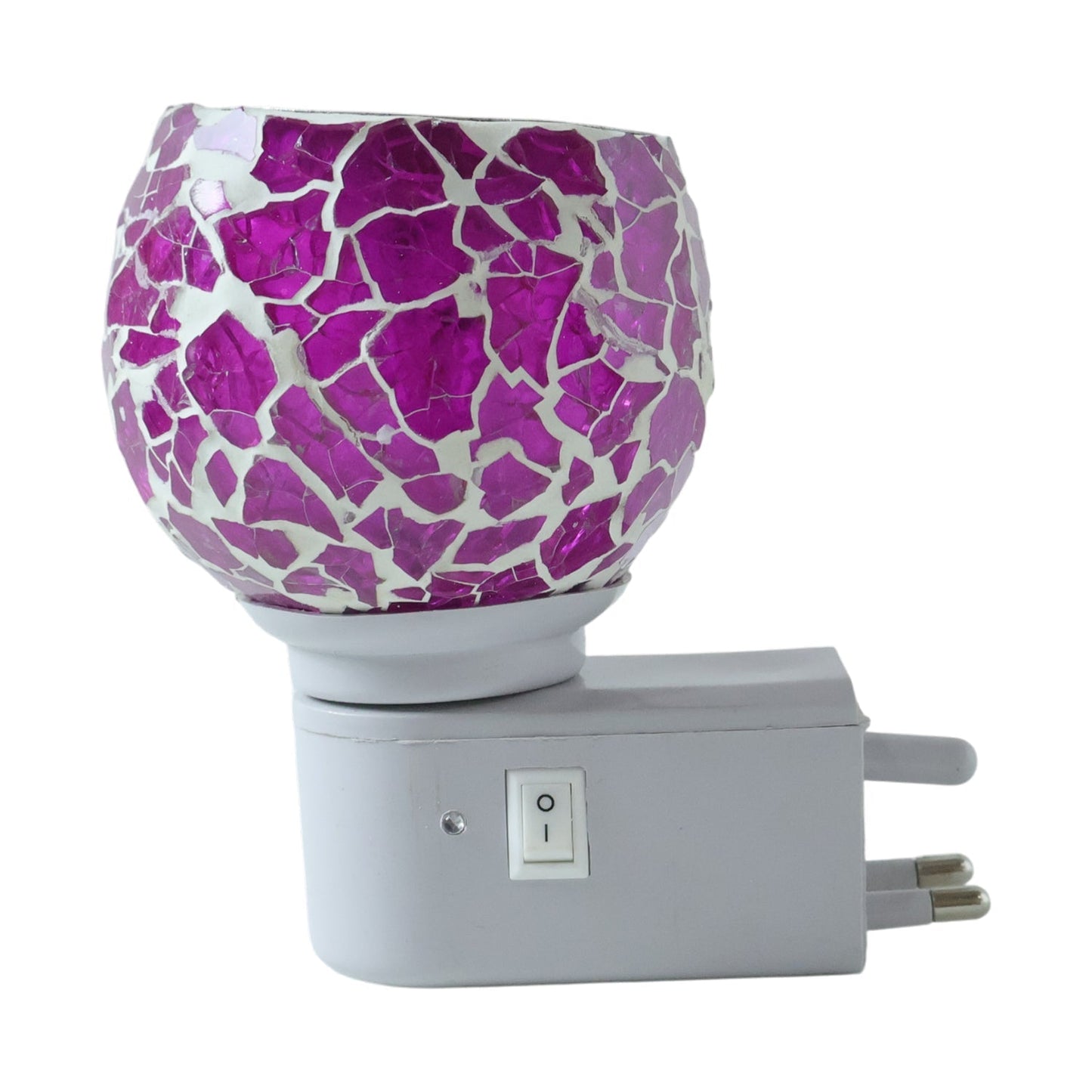 Premium Plug-In Mosaic Glass Aroma Diffuser & Night Lamp (1 Pc)