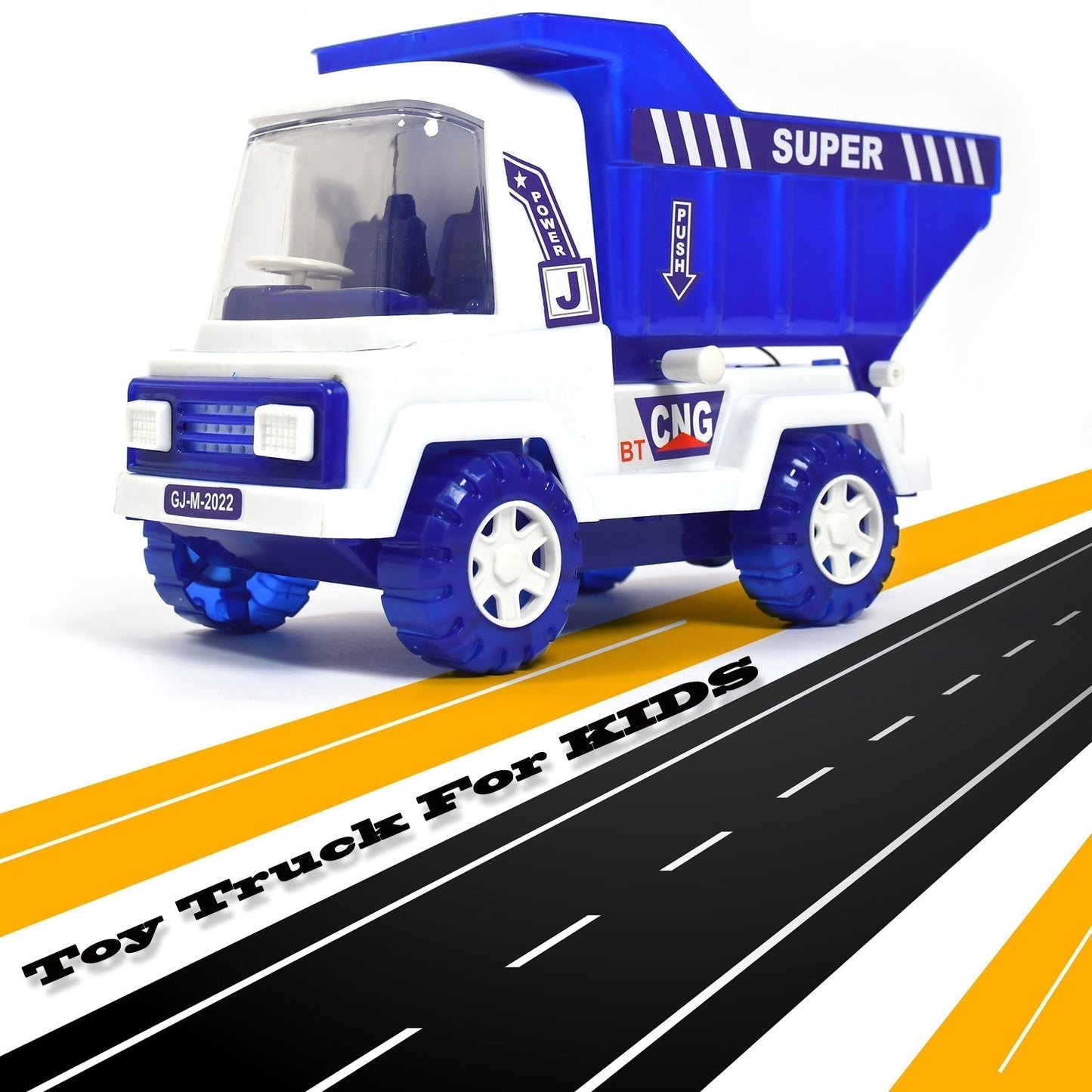 Big Friction Powered Dumper Truck Toy for Kids