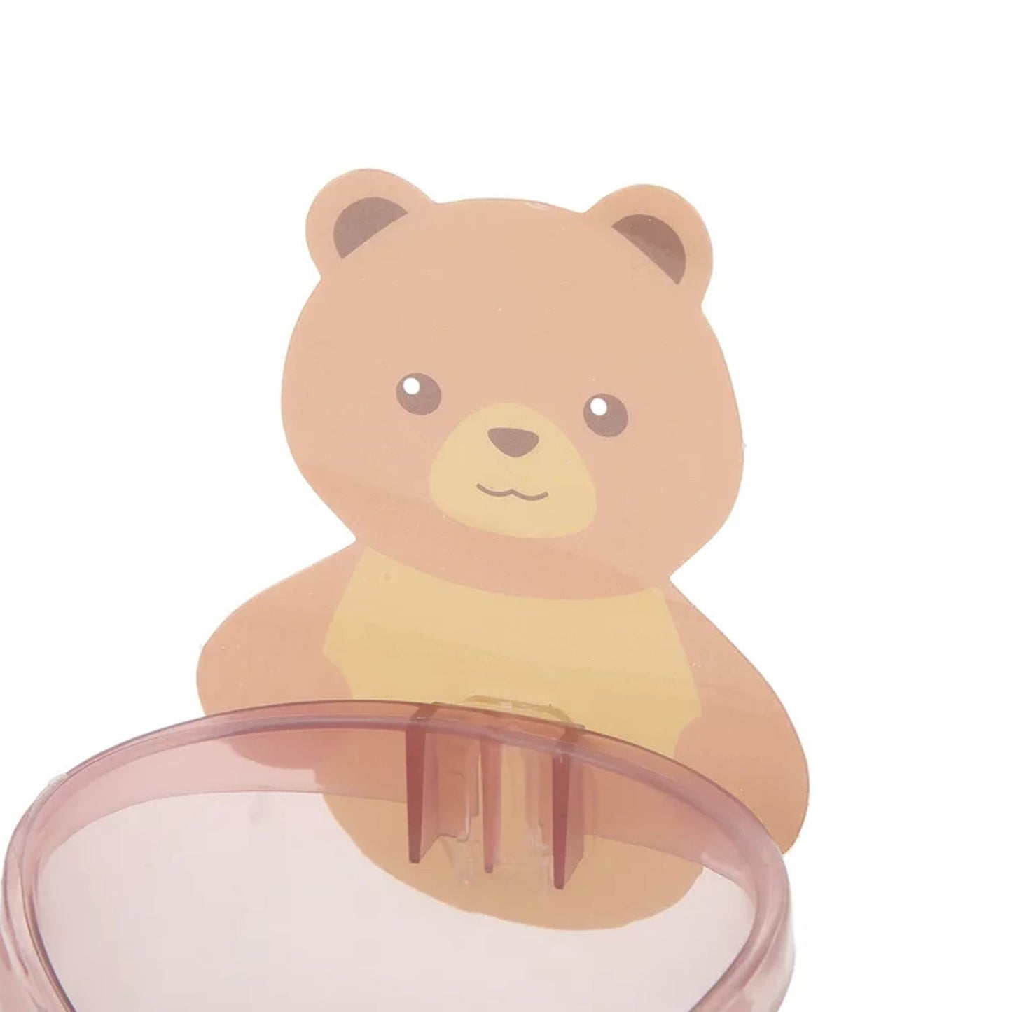Multipurpose Teddy Bear Wall Toothbrush Holder – Waterproof & Self-Adhesive