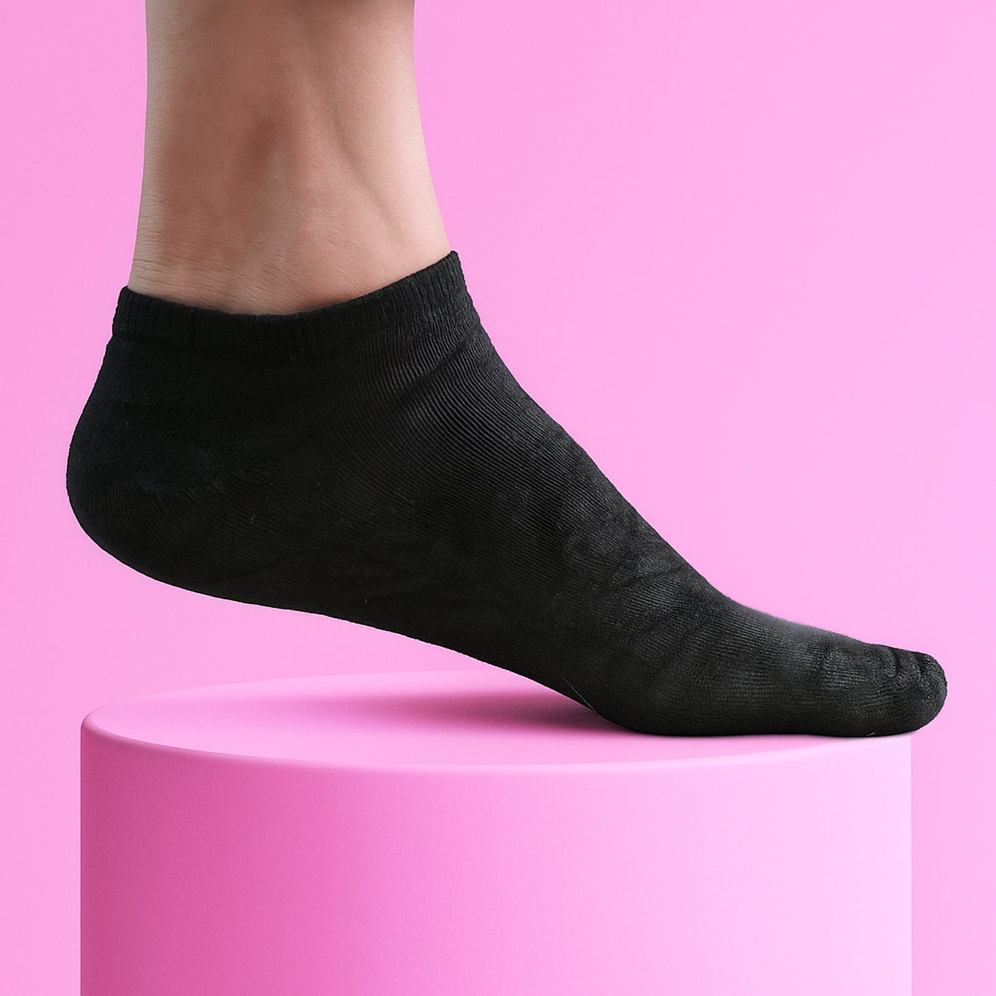 No-Show Liner Socks with Anti-Slip Heel Grip (1 Pair)
