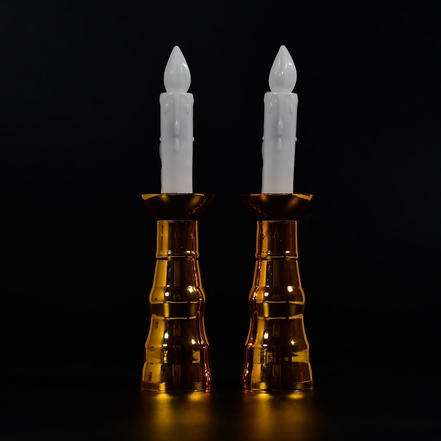 2pcs LED Candle Light Candles Flameless Lamp Indoor Window Decoration Wedding Party Decor Light