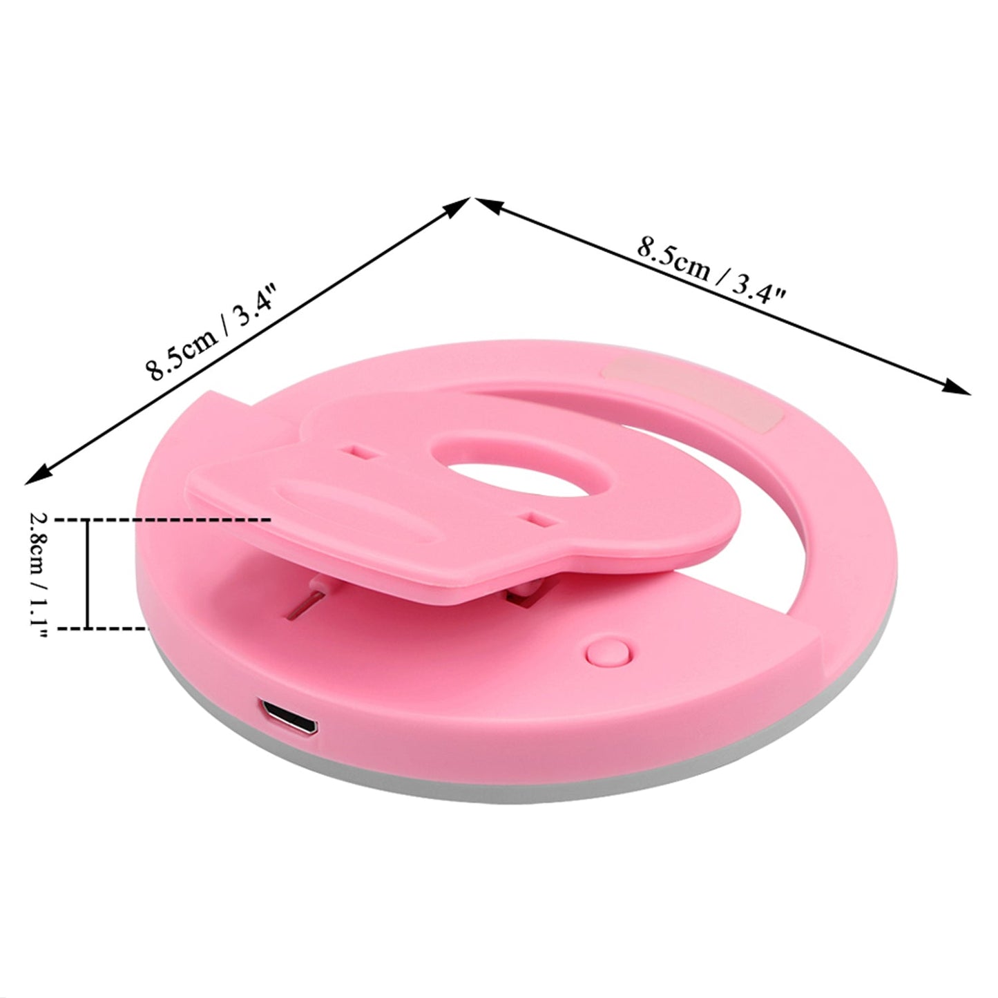 Selfie Ring Light for Brightening Face in Photos & Videos