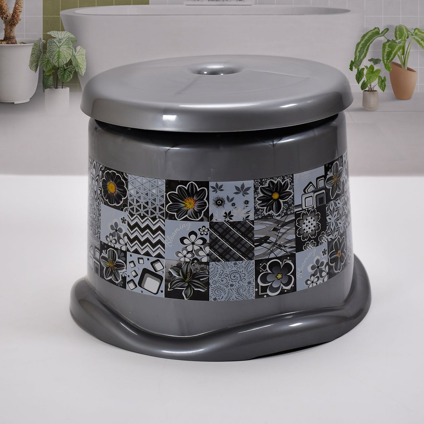Large Capacity Plastic Bathroom Set of 7Pieces (1pc Big Tub, 1pc bucket,1pc , 1pc Mug, 1pc Soap Case, 1pc , 1pc Stool)