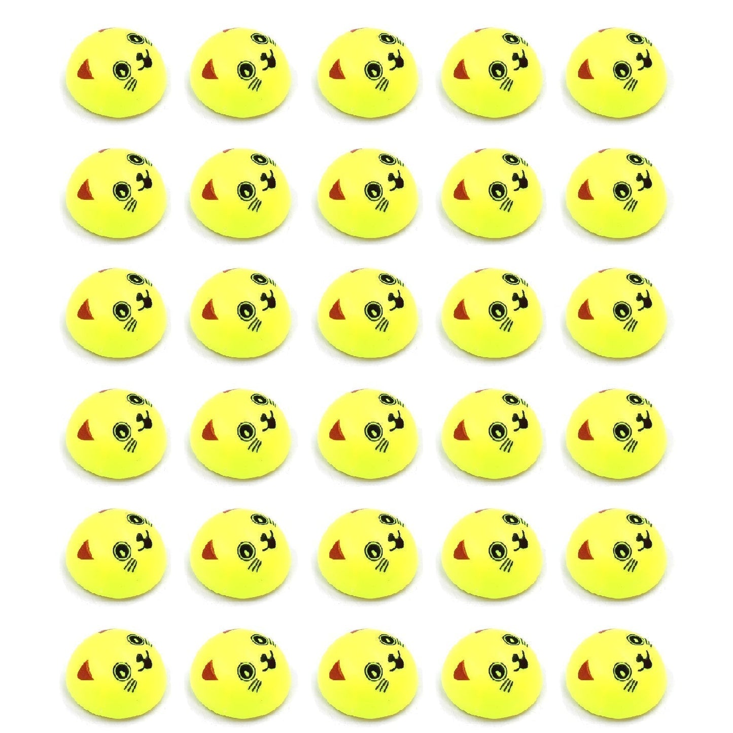 30PCS PULL BACK SMILEY TOY