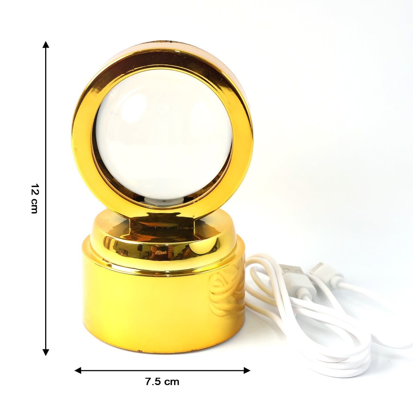 Radhe Krishna Crystal Ball Night Light – 1 Pc