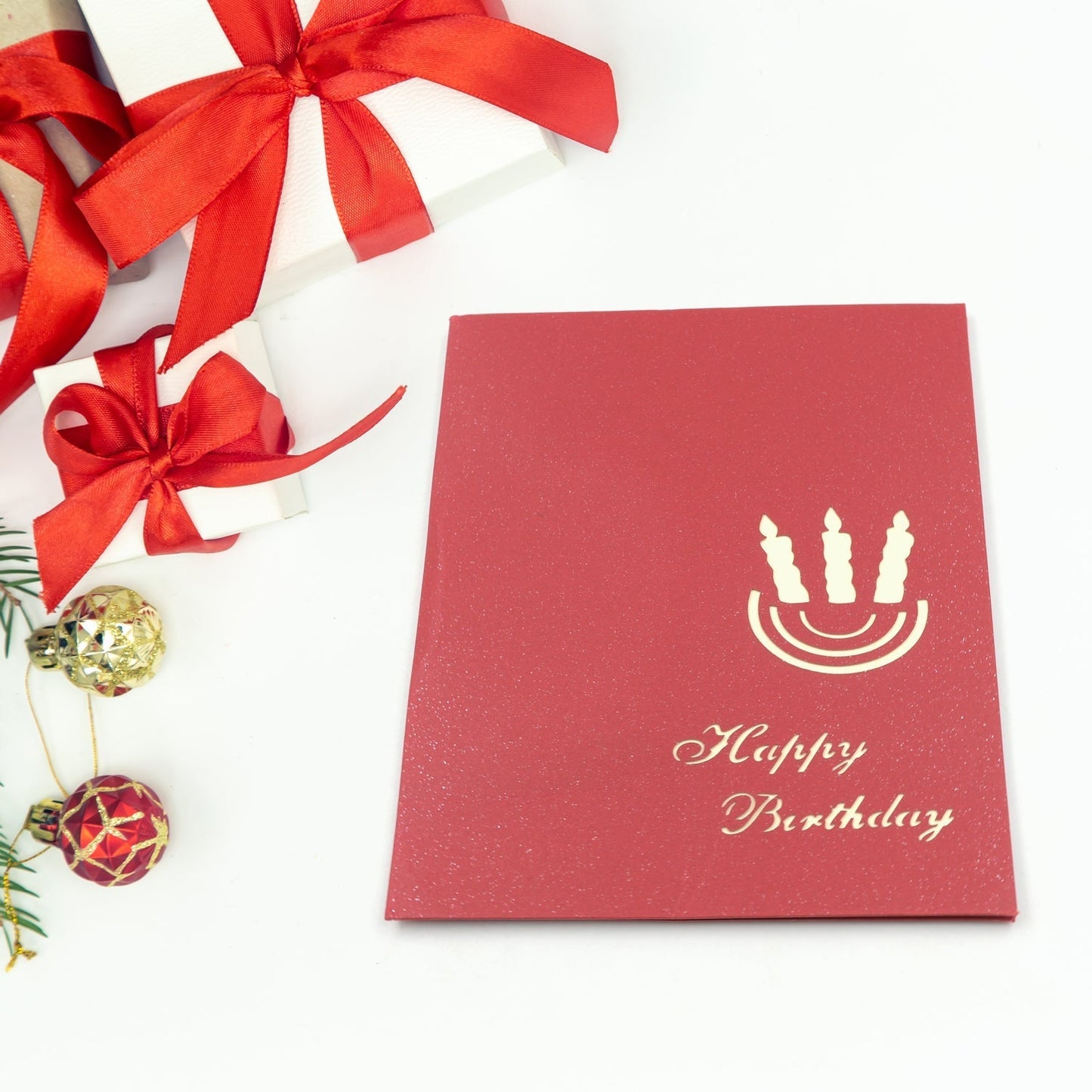 Unique 3D -Up Wishing Card (Birthday): 1 Pc