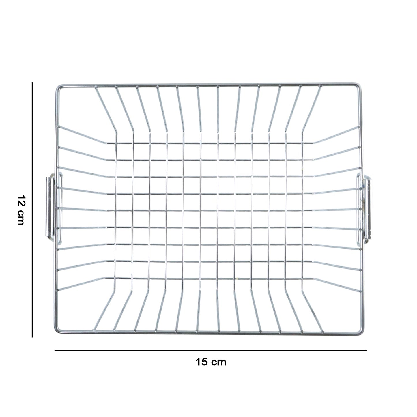 Multipurpose Stainless Steel Kitchen Sink Basket (1 Pc, 12x15 Inch)