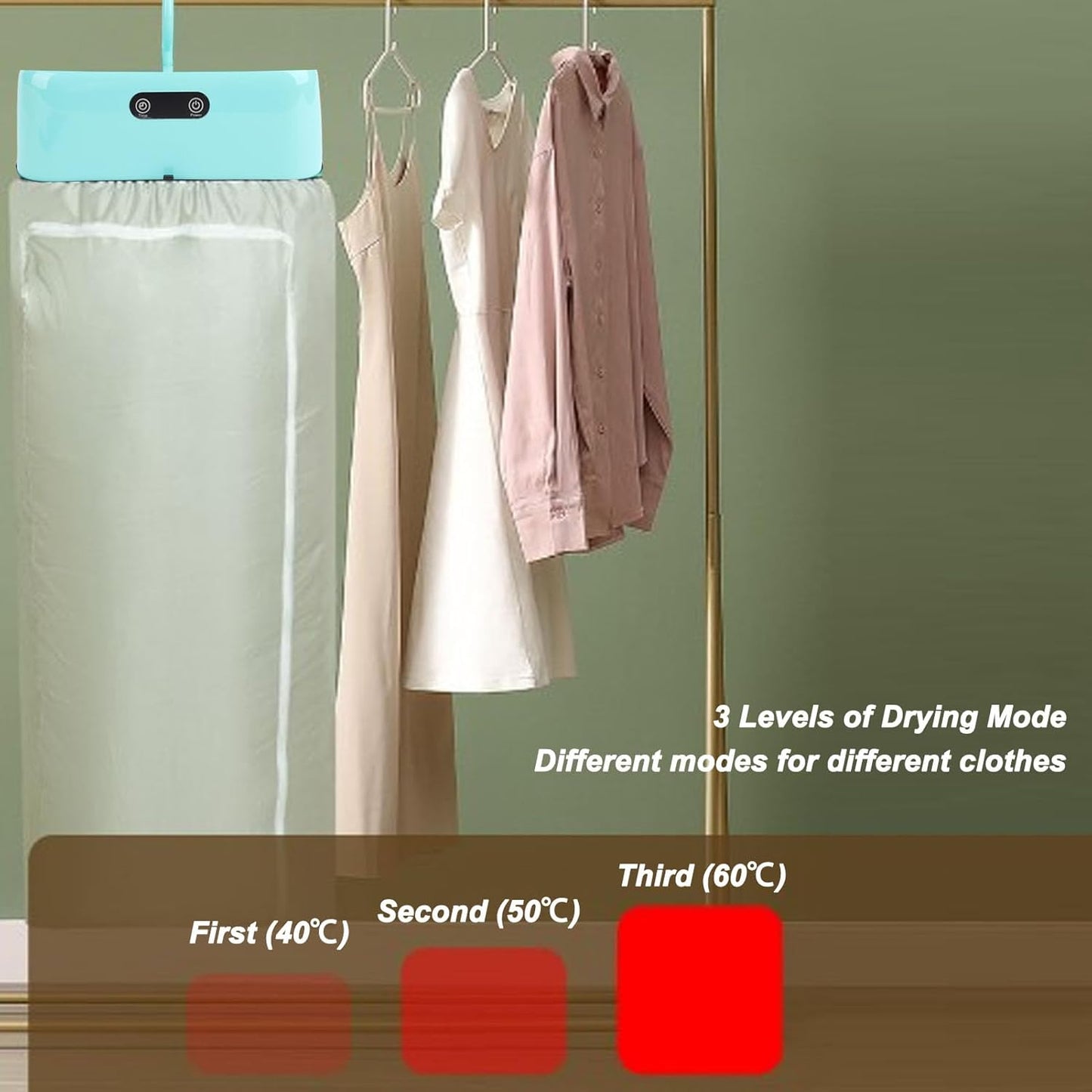 Portable Clothes Folding Dryer, Portable Dryer (1 Pc)