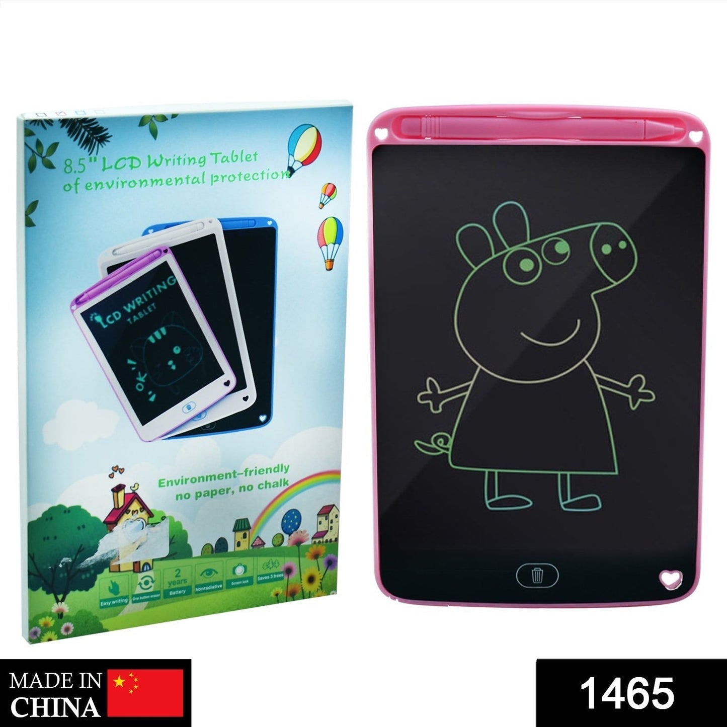 Portable 8.5 LCD Writing Digital Tablet Pad for Writing / Drawing ( MultiColor ink )