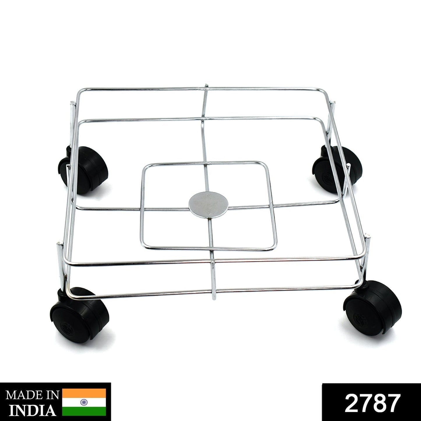 Ss Square Oil Stand For Carrying Oil Bottles And Jars Easily Without Any Problem.