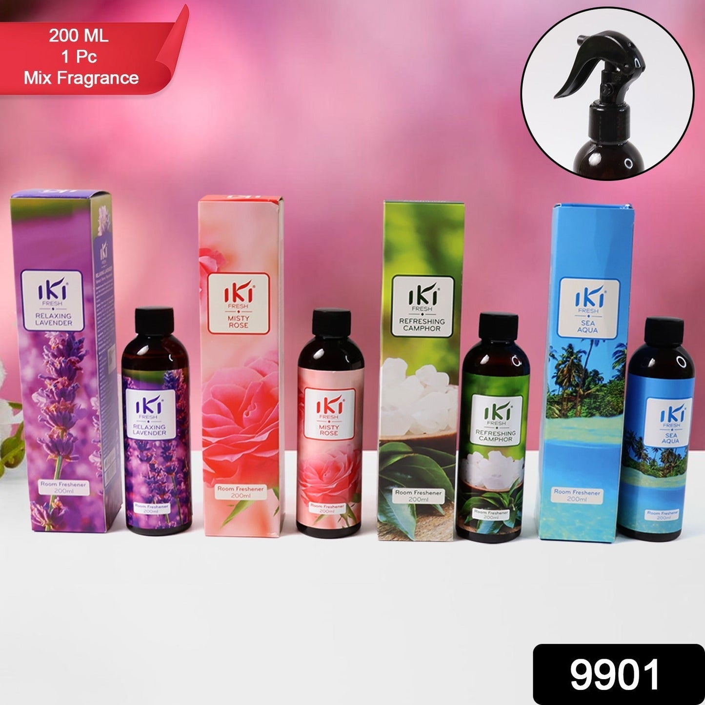 IKI Room Air Freshener Mix Fragrance (200 Ml Approx / 1 Pc)