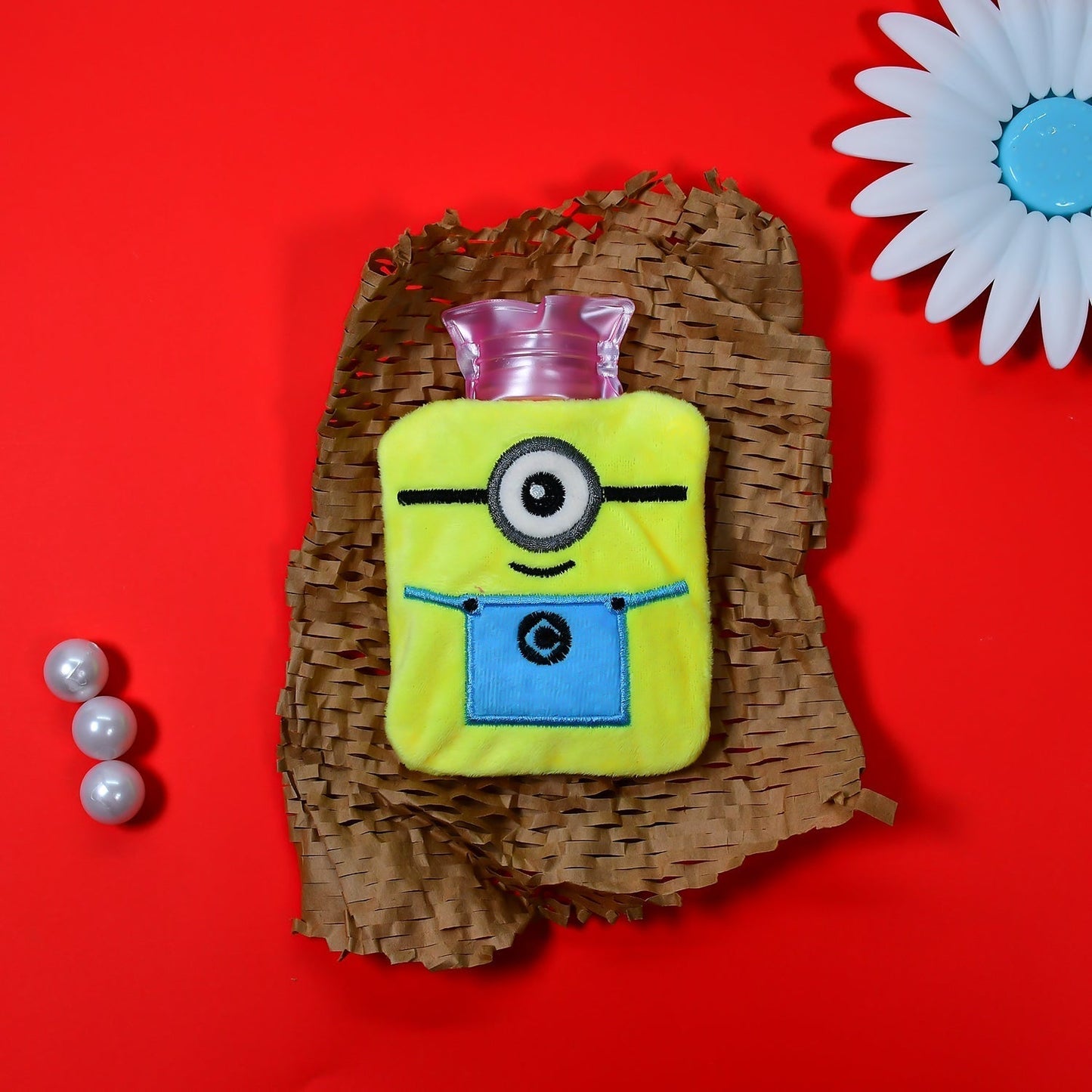Minions Small Hot Water Bag – Pain Relief for Neck, Shoulder, Hands & Feet (1 Pc)